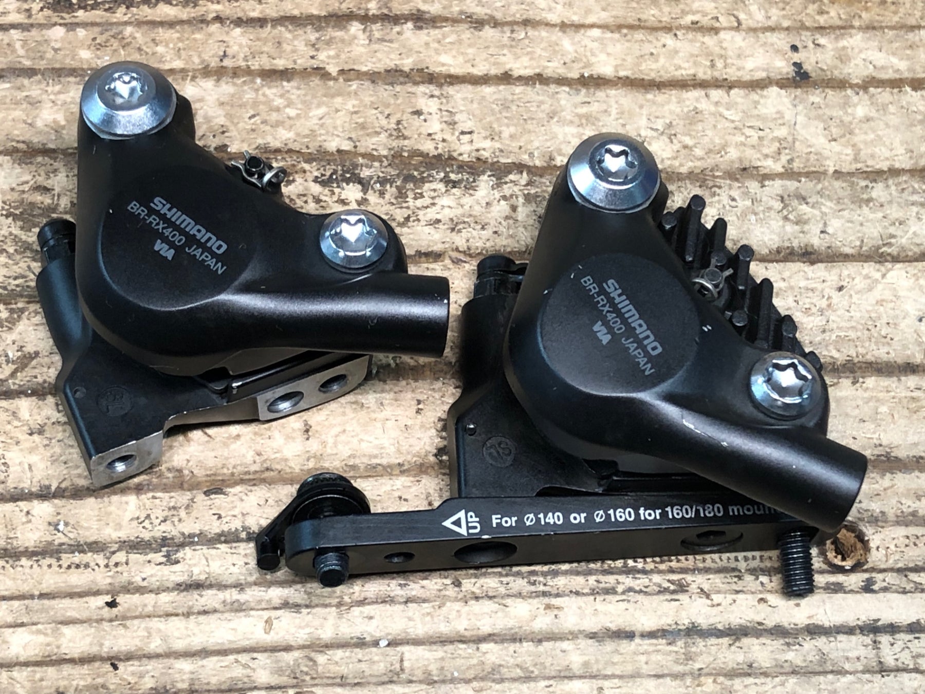 JH110 シマノ SHIMANO GRX BR-RX400 ディスクブレーキキャリパー 前後