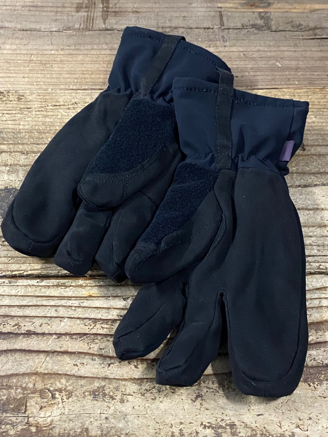 KM720 パスノーマルスタジオ PAS NORMAL STUDIOS HEAVY GLOVES 長指 ウィンターグローブ 黒 S 裏起毛