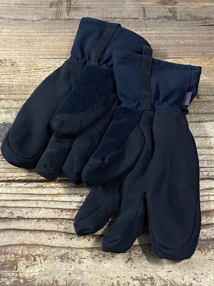 KM720 パスノーマルスタジオ PAS NORMAL STUDIOS HEAVY GLOVES 長指 ウィンターグローブ 黒 S 裏起毛
