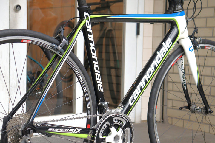 キャノンデール Cannondale スーパーシックス SUPERSIX 2011モデル 52サイズ シマノ アルテグラ 6700 MIX 10S カーボン ロードバイク 【横浜店】