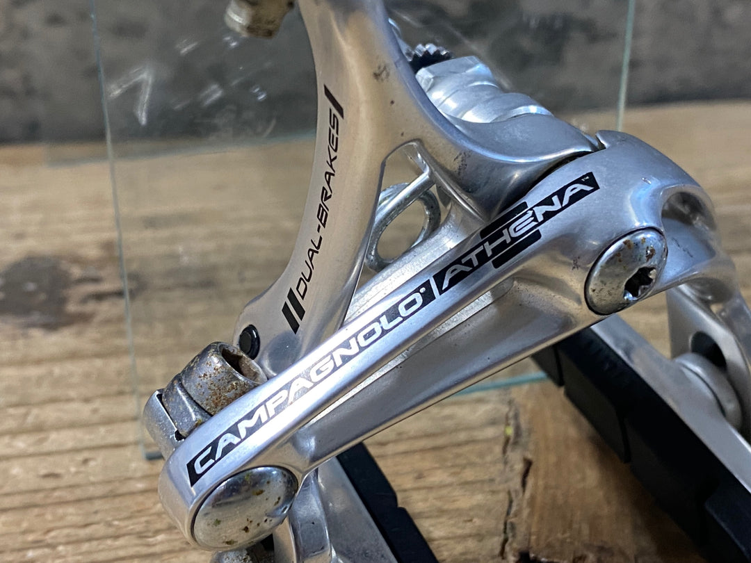 JX593 カンパニョーロ Campagnolo アテナ ATHENA BR11-AT ブレーキキャリパー 前後セット ※錆