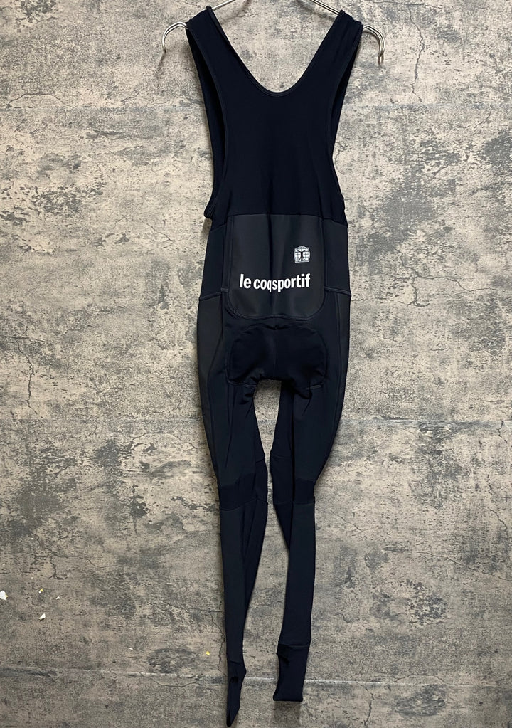 JZ047 ルコックスポルティフ le coq sportif ビブタイツ 黒 S 裏起毛