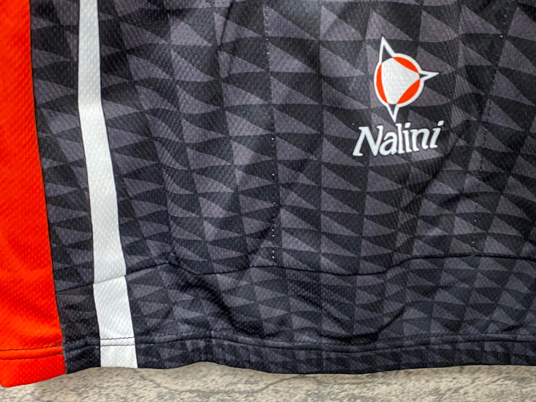 JV220 ナリーニ Nalini 半袖 サイクルジャージ 白 黒 S