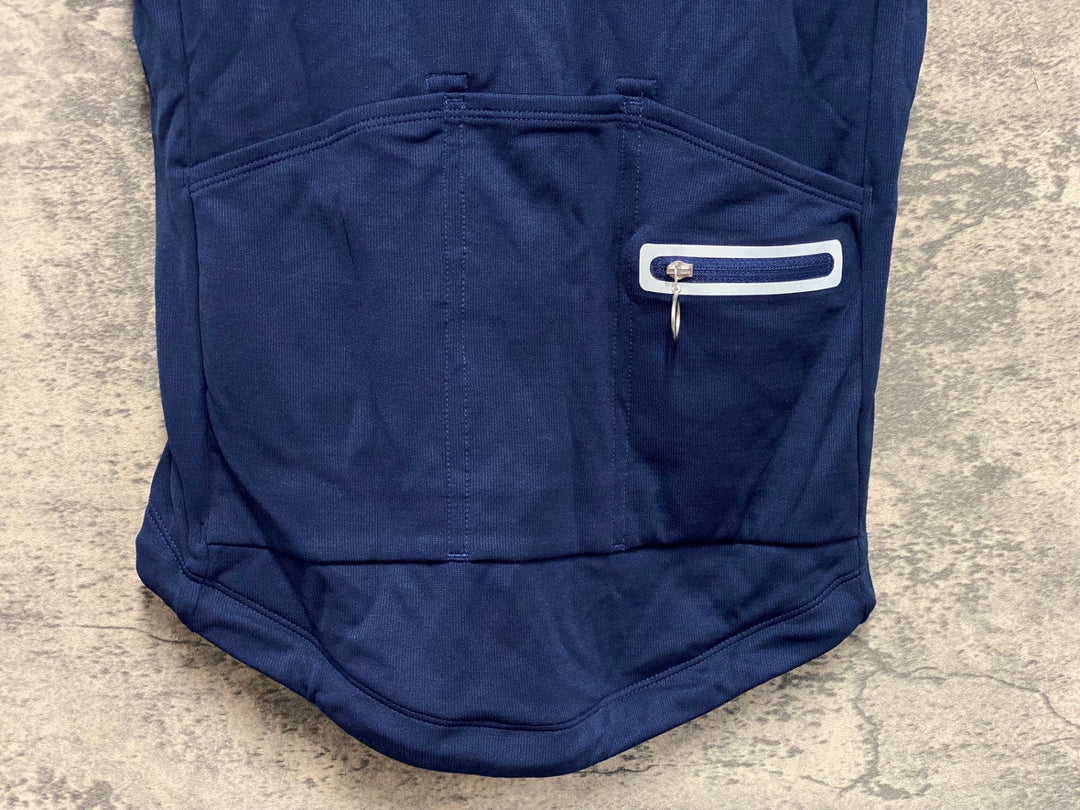 KM408 ラファ Rapha MEN'S CLASSIC JERSEY 半袖 サイクルジャージ 紺 XS