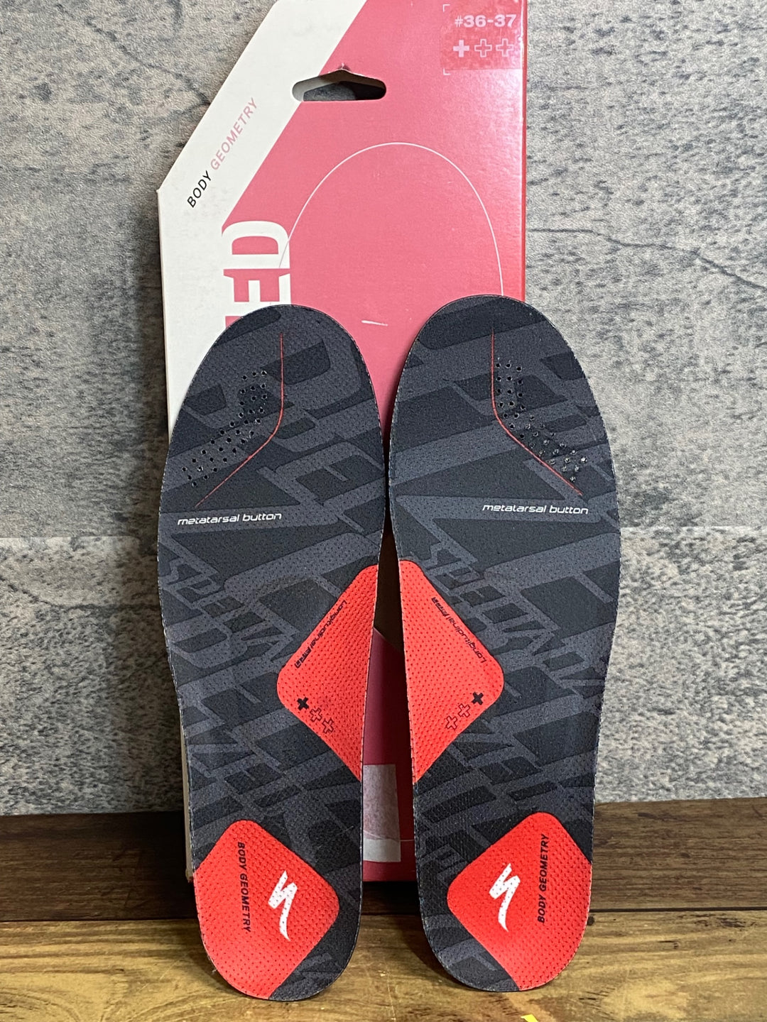 JK290 スペシャライズド SPECIALIZED BG SL FOOTBED + RED インソール 36-37
