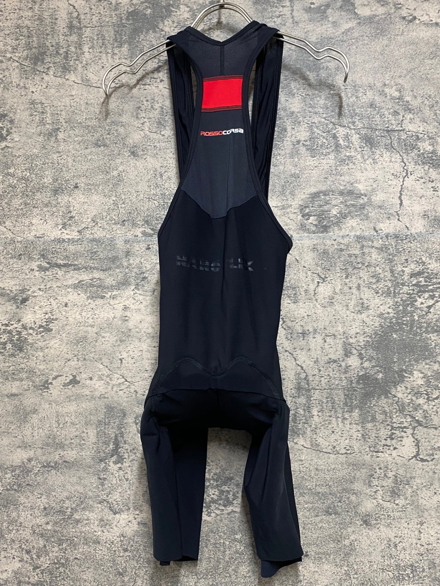 KG814 カステリ CASTELLI ロッソコルサ ROSSO CORSA ビブショーツ 黒 S