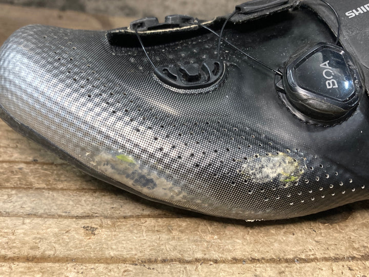 JY066 シマノ SHIMANO RC702M L01 EU43 SPD-SL ビンディングシューズ ※社外インソール