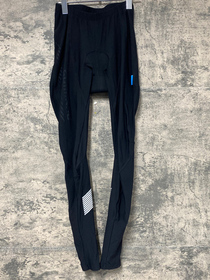 KG983 シマノ SHIMANO レーサータイツ 裏起毛 L 黒 ※毛玉あり