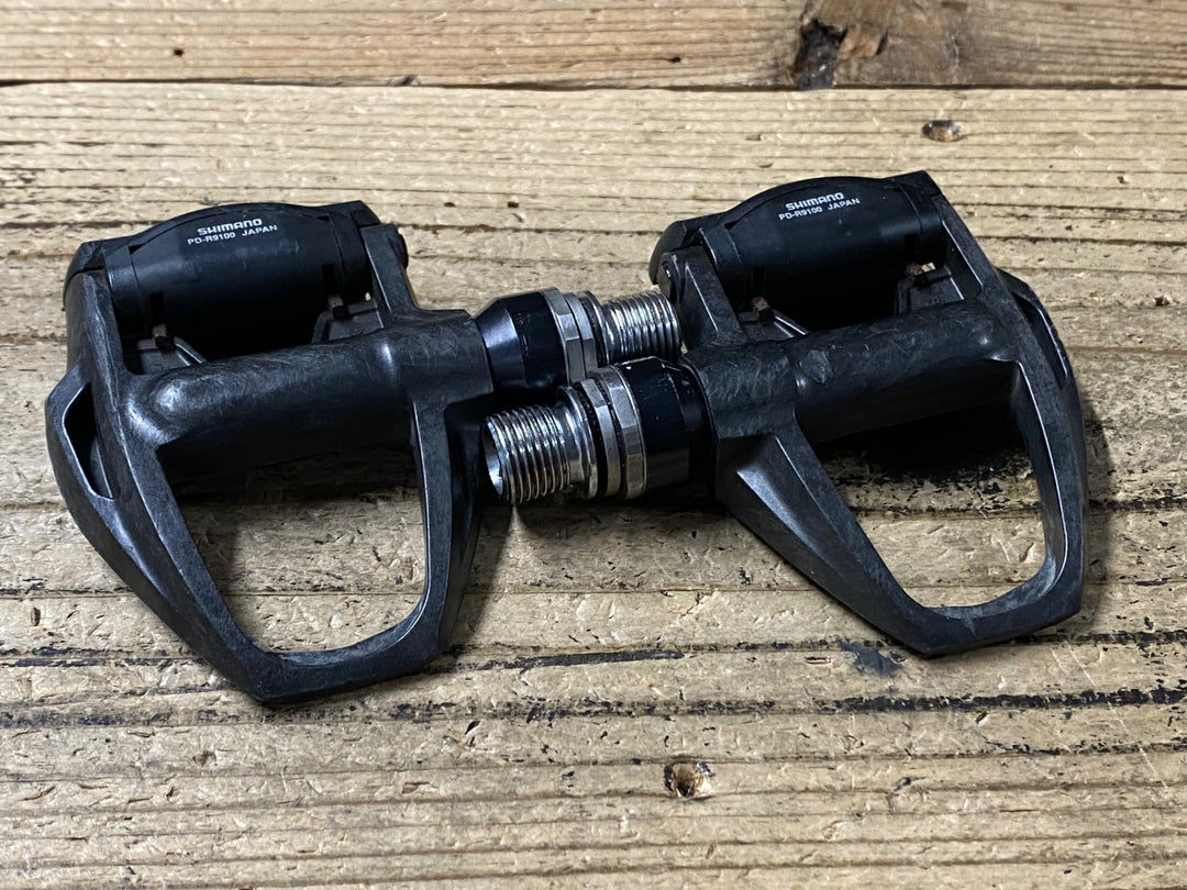 KL517 シマノ SHIMANO デュラエース DURA-ACE PD-R9100 ビンディングペダル SPD-SL ※左ペダルプレート欠品