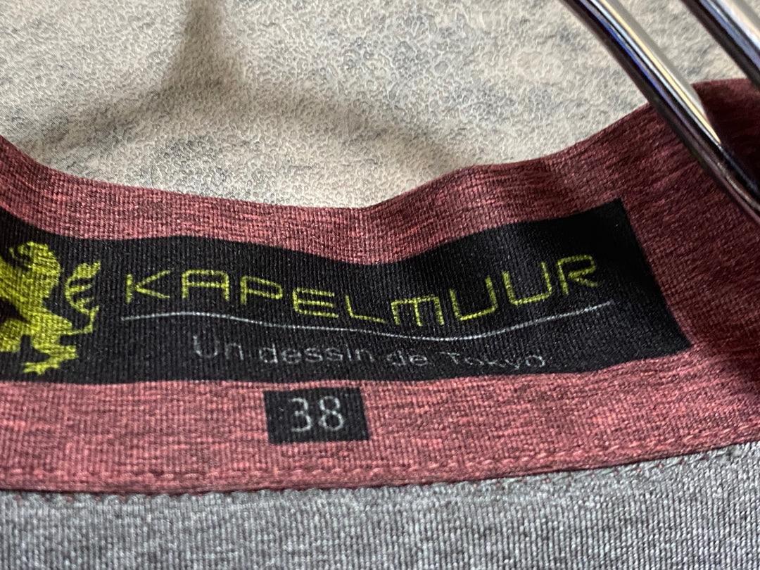 KD543 カペルミュール KAPELMUUR 長袖 サイクルジャージ 赤 38