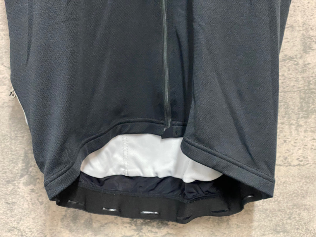 JY642 アソス ASSOS 5S.MILLE EVO7 半袖 サイクルジャージ 黒 白 L