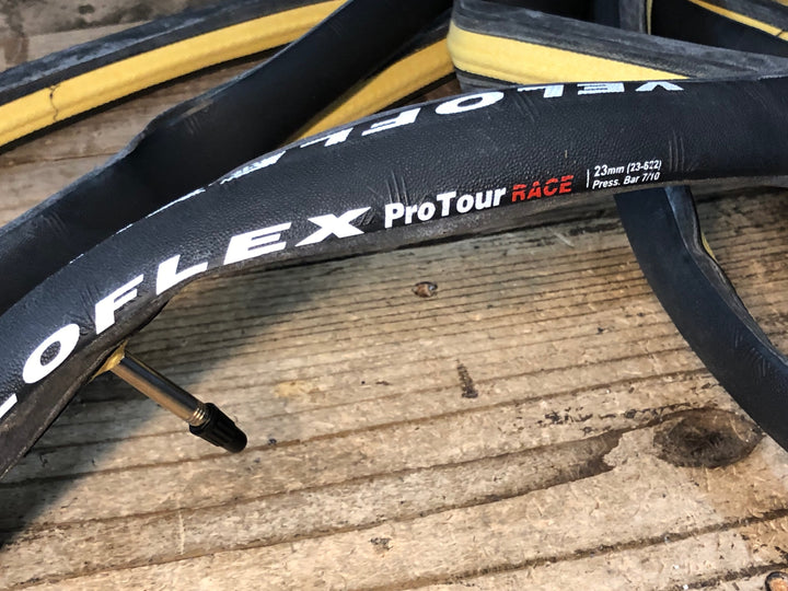 JT767 VELOFLEX ProTour RACE TU 23mm ブラックサイド 2本タイヤ
