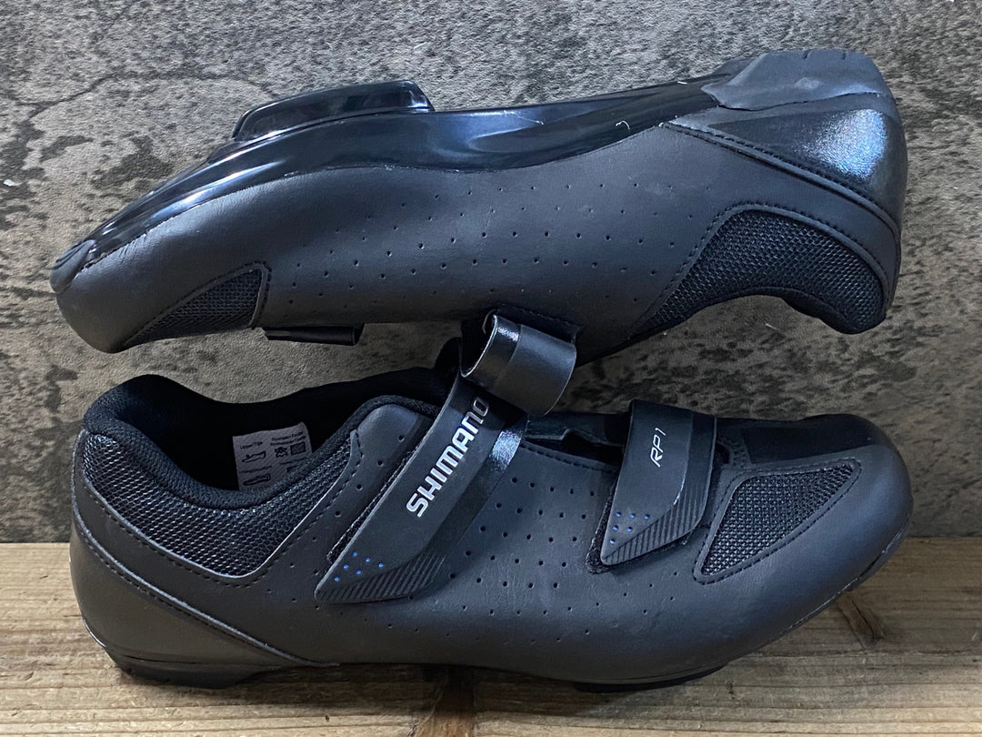KG398 シマノ SHIMANO RP1 SH-RP100-S L ビンディングシューズ 黒 SPD 3穴 EU45 ※ペン字あり