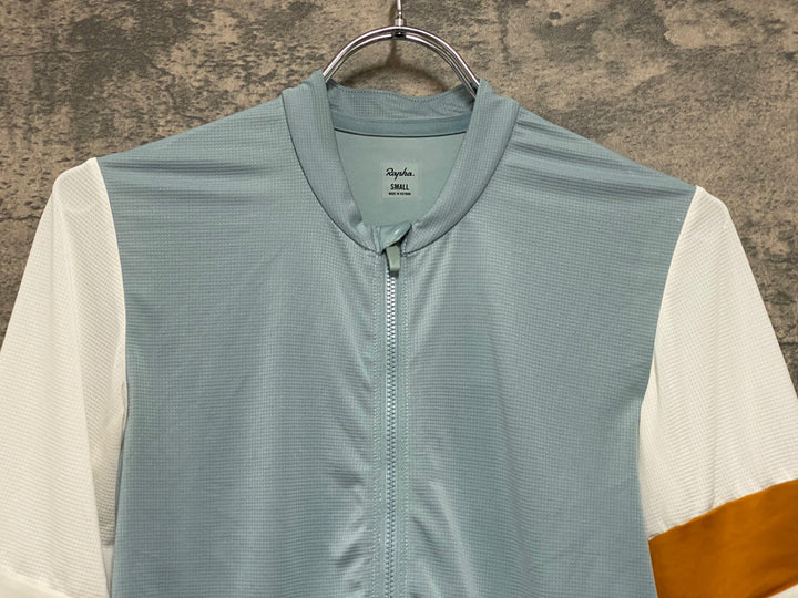 KE008 ラファ Rapha PRO TEAM TRAINING JERSEY 半袖 サイクルジャージ 水色 S