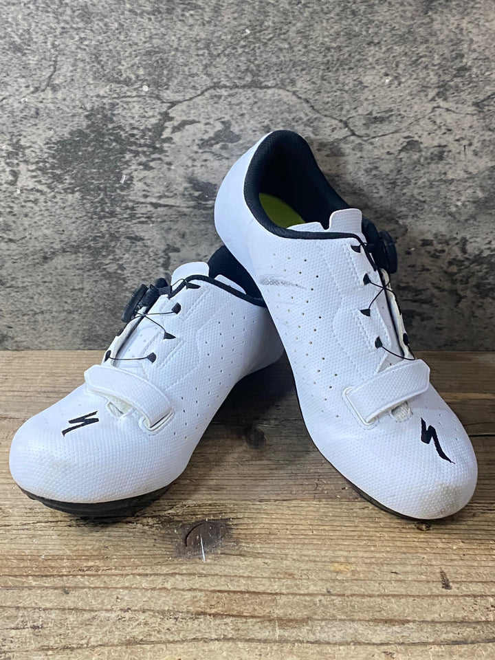 JZ620 スペシャライズド SPECIALIZED TORCH 1.0 ビンディングシューズ 白 EU41
