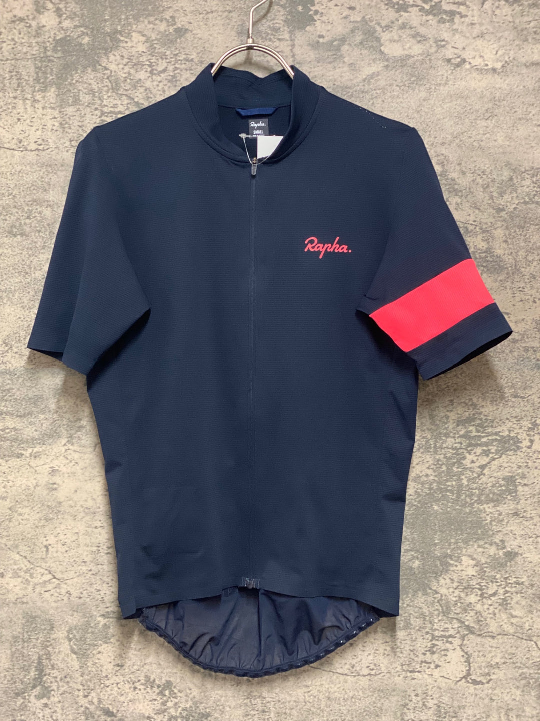 KH914 ラファ Rapha CLASSIC FLYWEIGHT JERSEY 半袖 サイクルジャージ 濃紺 S
