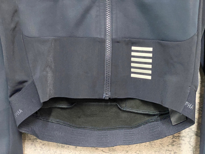 JY359 ラファ Rapha PRO TEAM JERSEY 長袖 サイクルジャージ 黒 M 裏起毛