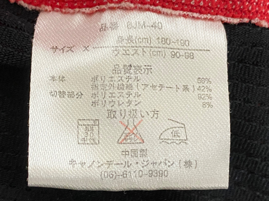 KB801 キャノンデール Cannondale 半袖 サイクルジャージ 赤 X