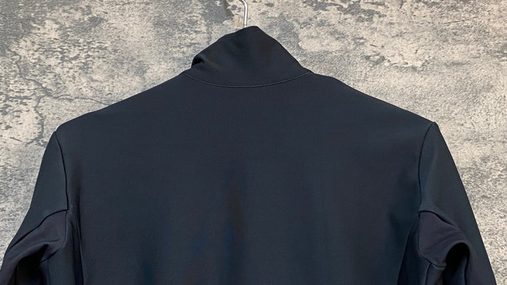 KL528 カステリ CASTELLI ロッソコルサ ROSSO CORSA GORE WINDSTOPPER 長袖 サイクルジャージ 黒 M タグカット
