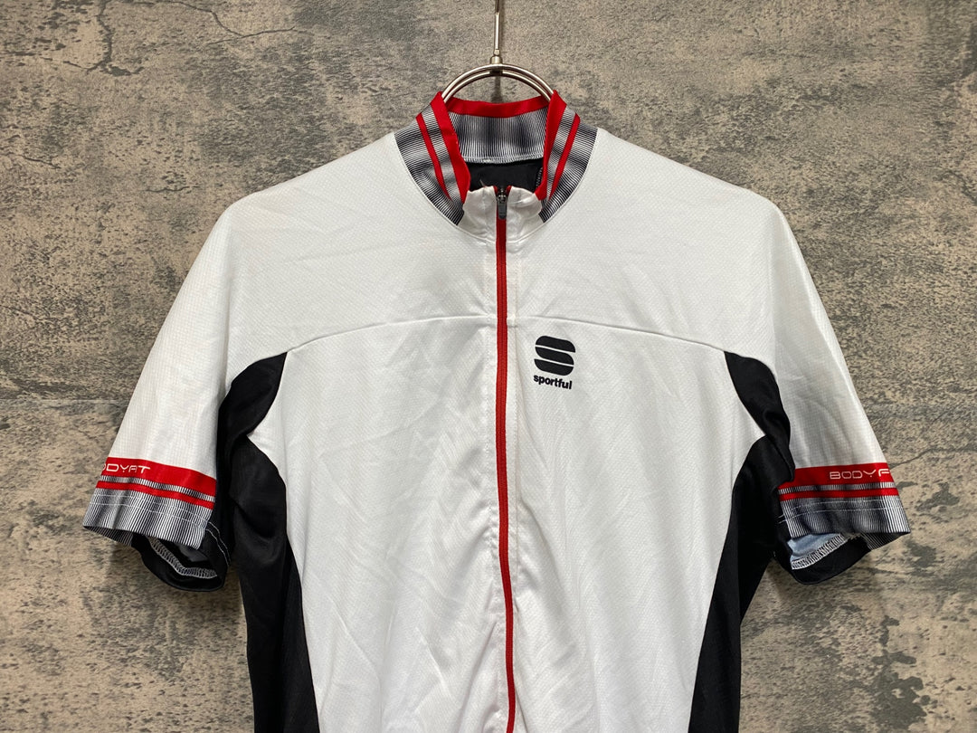 KF187 スポーツフル sportful 半袖 サイクルジャージ 白 M
