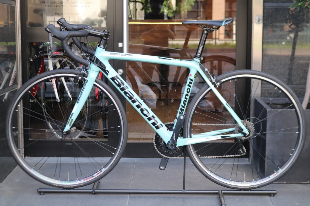 ビアンキ BIANCHI センプレ SEMPRE PRO 2018年モデル 53サイズ シマノ ソラ R3000 9S カーボン ロードバイク 【東京南麻布店】