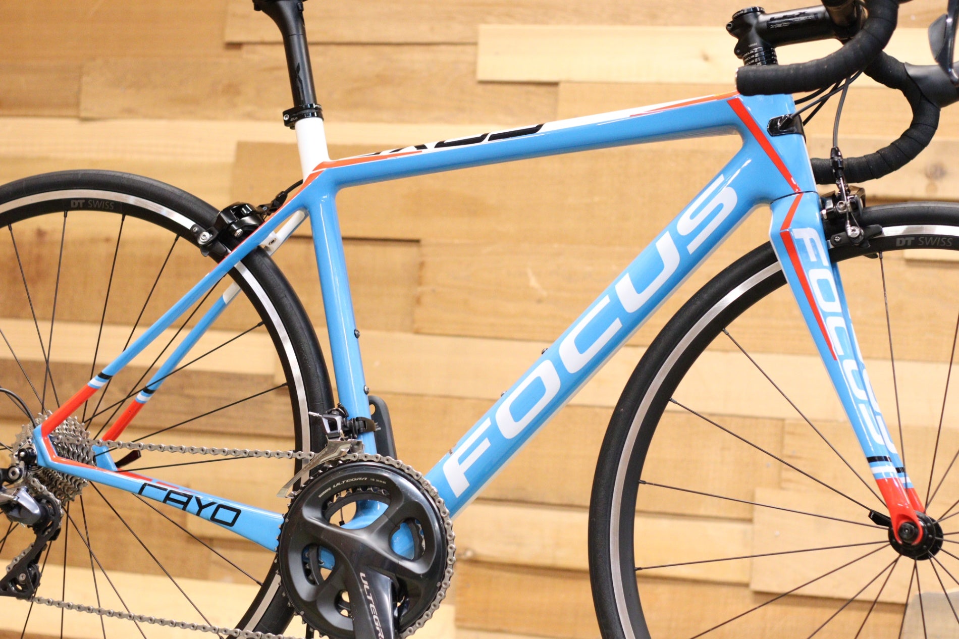 FOCUS CAYO 2014 フレームセット　Sサイズ黒/グレー シマノBB フォーカス FOCUS カヨ CAYO 2016 Sサイズ シマノ アルテグラ