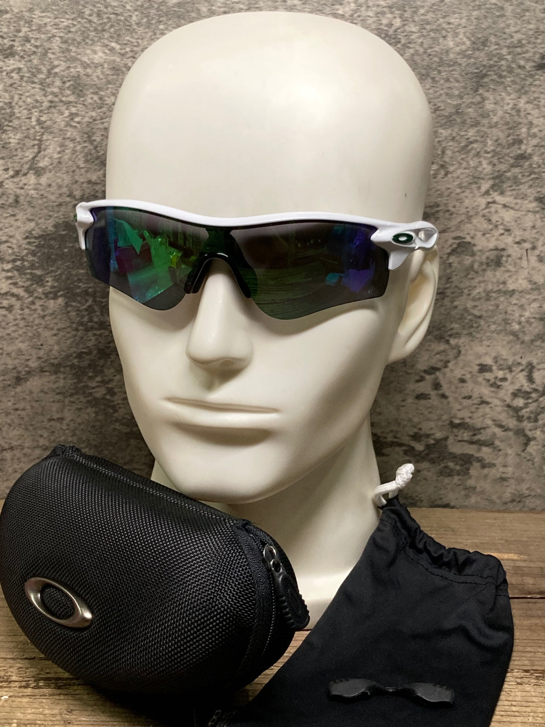 JF403 オークリー OAKLEY レーダー Radar Rock アイウェア サングラス 白 プリズムレンズ