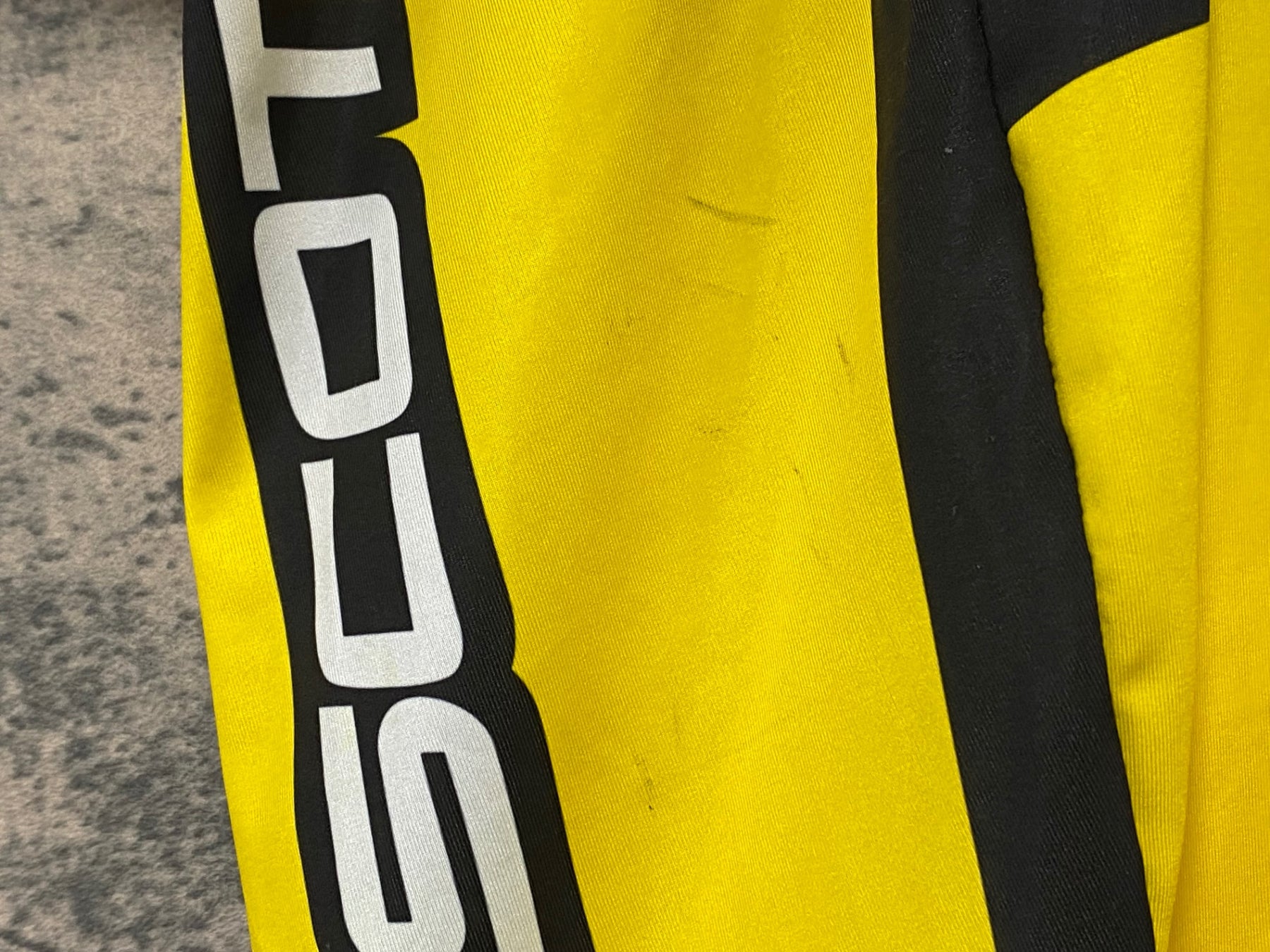 【未使用】CASTELLI　サイクルジャージ　M JG894 カステリ castelli 半袖サイクルジャージ 白黄 L Saunier Duval