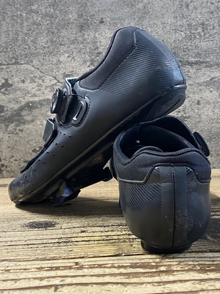 KF261 シマノ SHIMANO SH-RP400M L01E WIDE ビンディングシューズ 黒 BOA 3穴 EU44