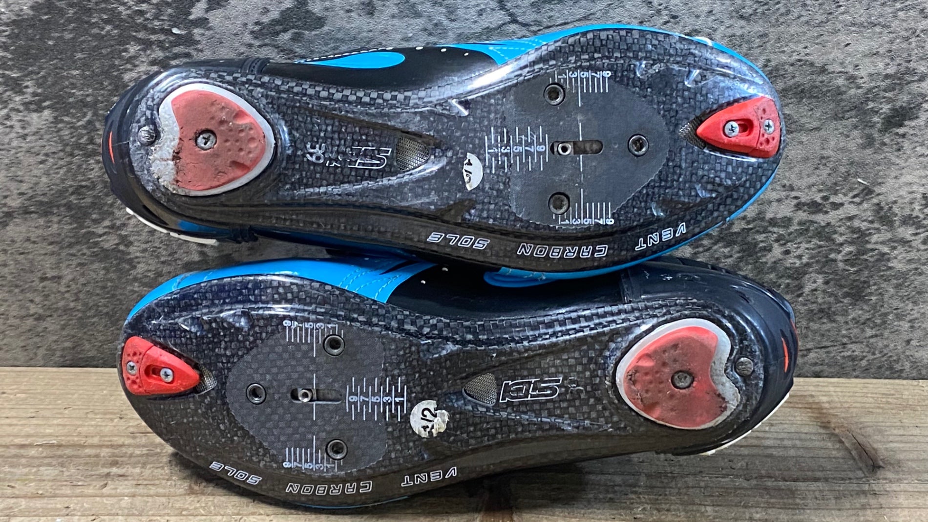 KC546 シディ SIDI WIRE VENT CARBON ビンディングシューズ 3穴 水色