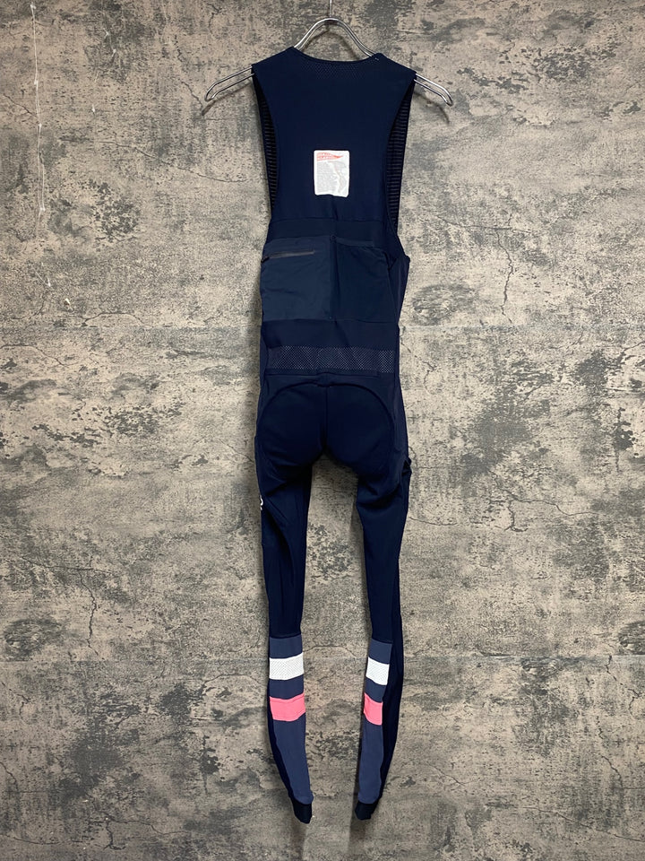 JZ172 ラファ Rapha CARGO WINTER TIGHTS WITH PAD カーゴ ビブタイツ 黒 S 裏起毛 ※レフ割れ, スレ