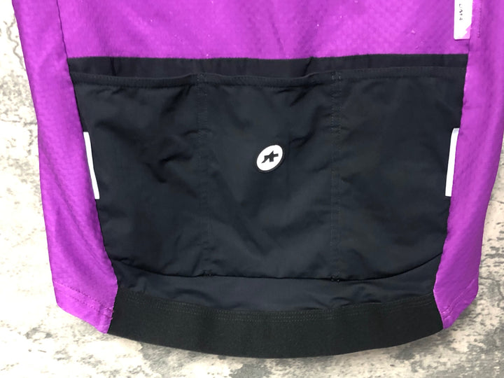 JK121 アソス Assos UMA GT SUMMER JERSEY C2 レディース 半袖 サイクルジャージ 紫 S