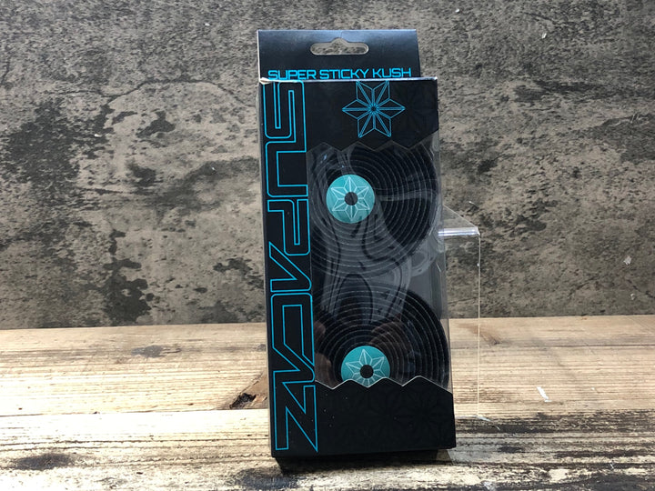KD112 スパカズ SUPACAZ SUPER STICKY KUSH バーテープ 黒/チェレステ 未使用