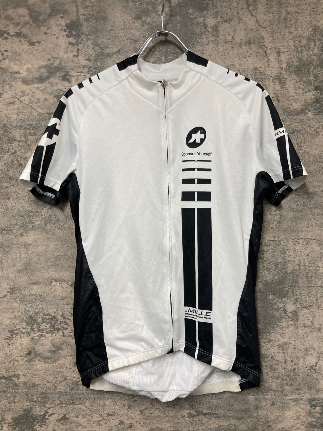 JR292 アソス ASSOS SS.MILLE 半袖 サイクルジャージ 白 M