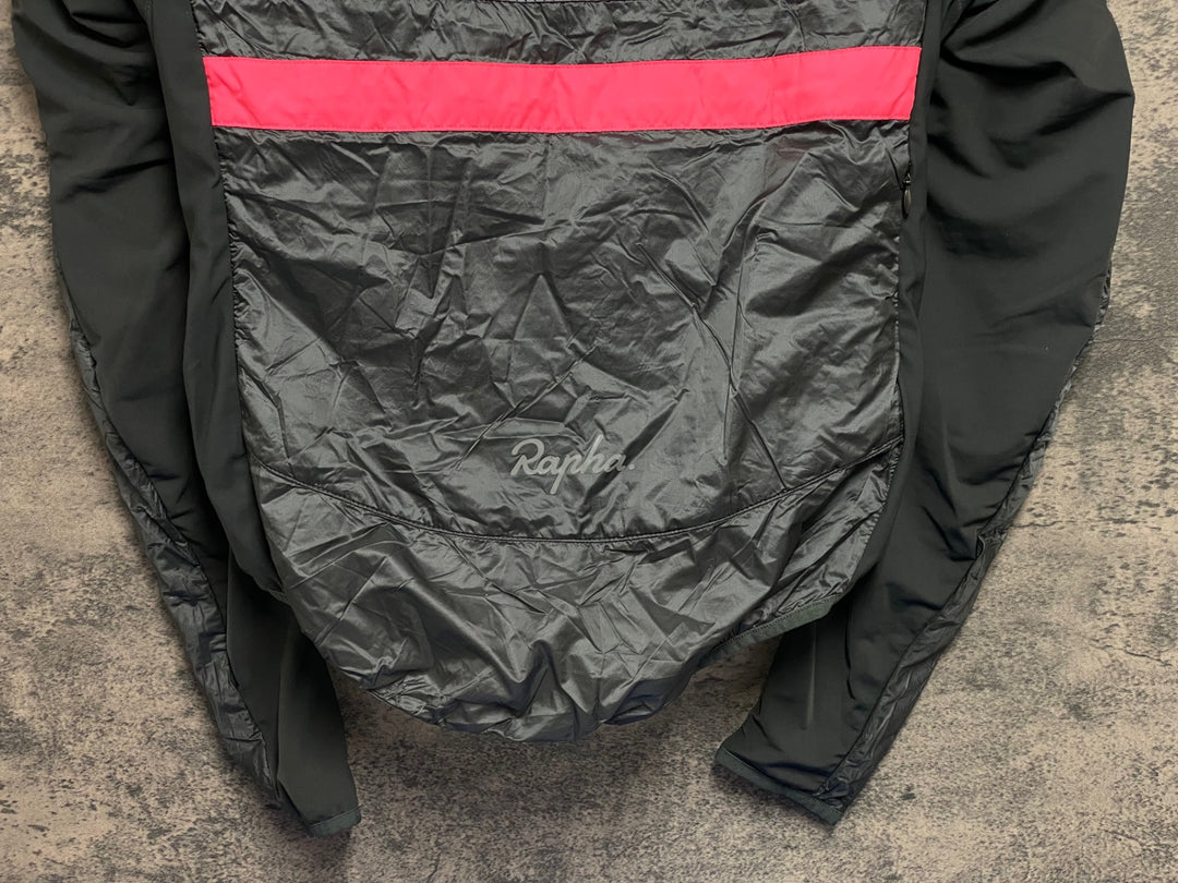 JV226 ラファ Rapha BREVET JERSEY 長袖 サイクルジャージ オリーブ S