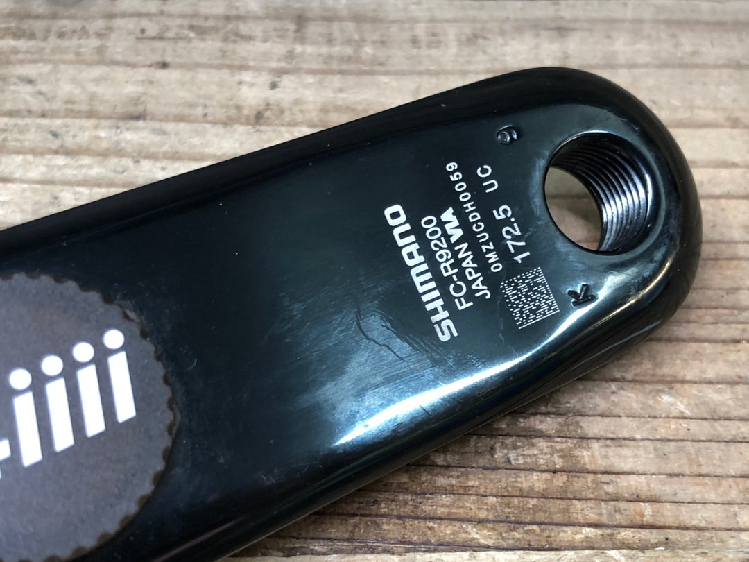 JB992 4iiii プレシジョン PRECISION 3 シマノ SHIMANO デュラエース DURA-ACE FC-R9200 左クランク パワーメーター 172.5mm ※接続確認済