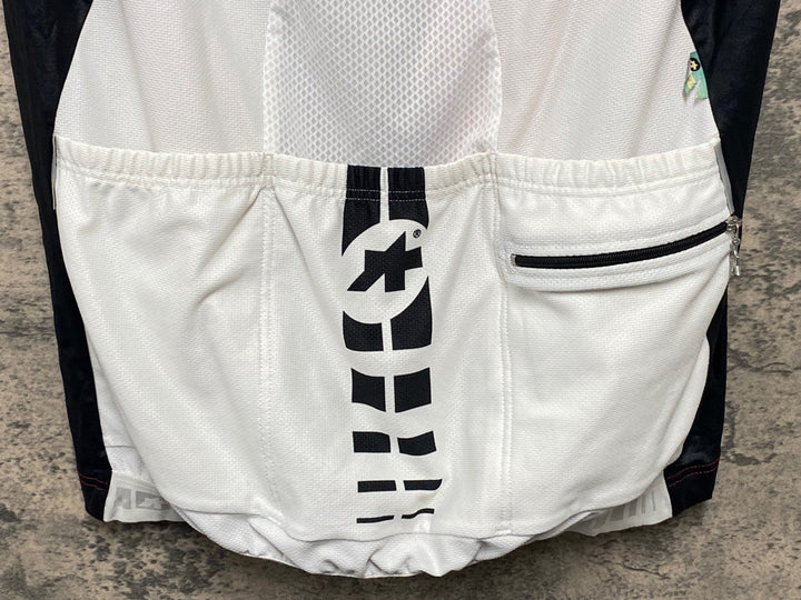 JH861 アソス assos ミレ MILLE 半袖 サイクルジャージ 黒 赤 白 M