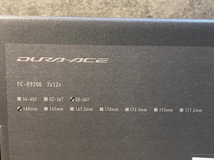 JR636 シマノ SHIMANO デュラエース DURA-ACE FC-R9200 クランクセット 50/34T 160mm
