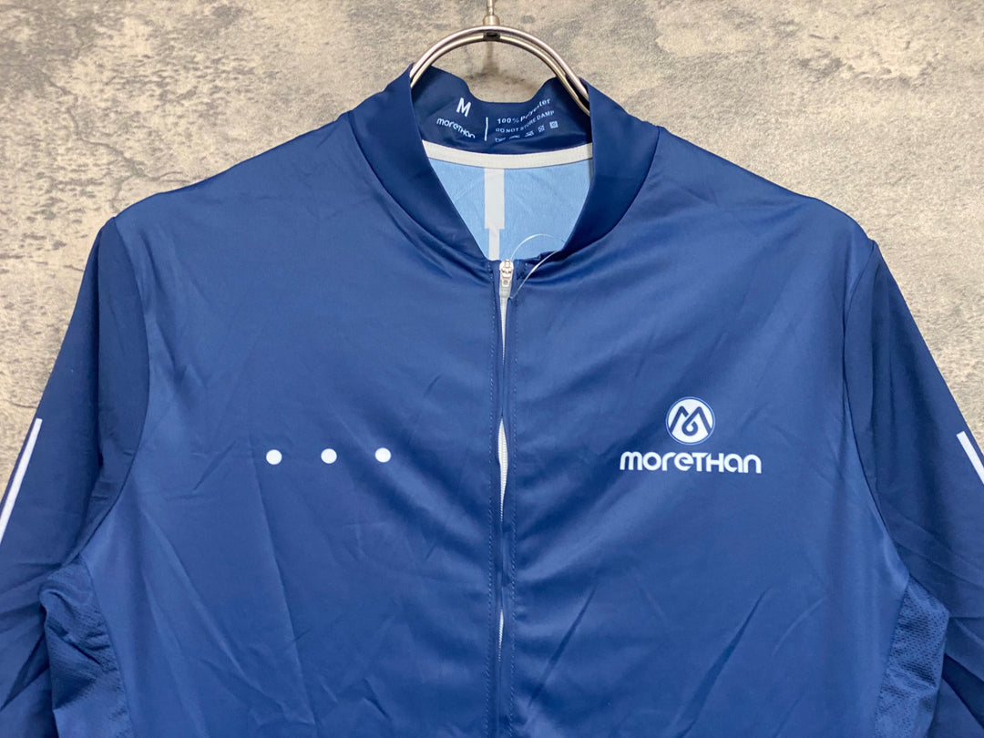KF169 モーゼン Morethan 半袖 サイクルジャージ ネイビー M