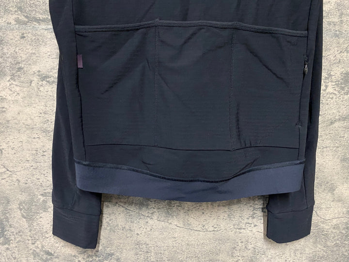 KD412 パスノーマルスタジオ PAS NORMAL STUDIOS Men's Essential Long Sleeve Jersey 長袖 サイクルジャージ 黒 S 裏起毛