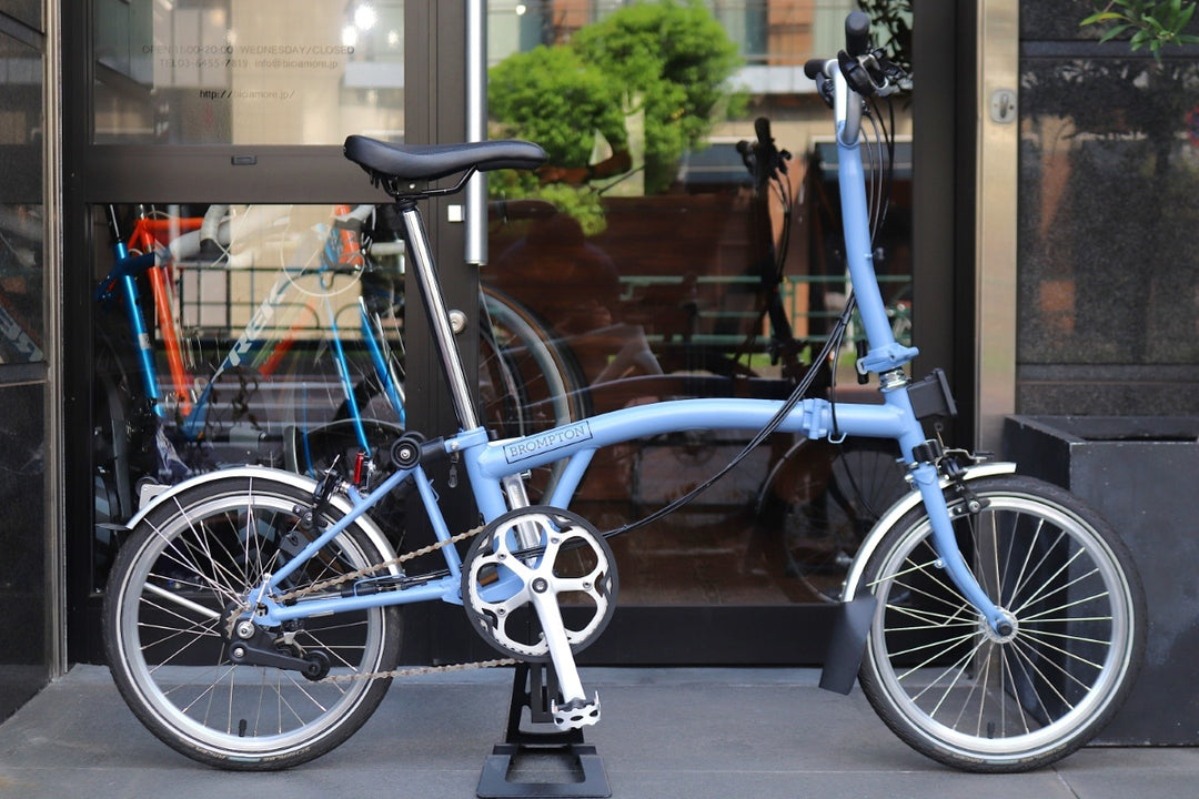 ブロンプトン BROMPTON C LINE EXPLORE MID M6L 2022モデル クラウドブルー ミニベロ 折り畳み小径車 【東京南麻布店】