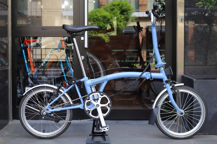 ブロンプトン BROMPTON C LINE EXPLORE MID M6L 2022モデル クラウドブルー ミニベロ 折り畳み小径車 【東京南麻布店】