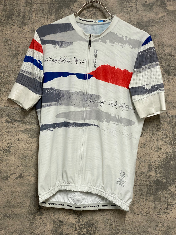 KF001 パールイズミ PEARL IZUMI IGNITE 半袖サイクルジャージ 白 M