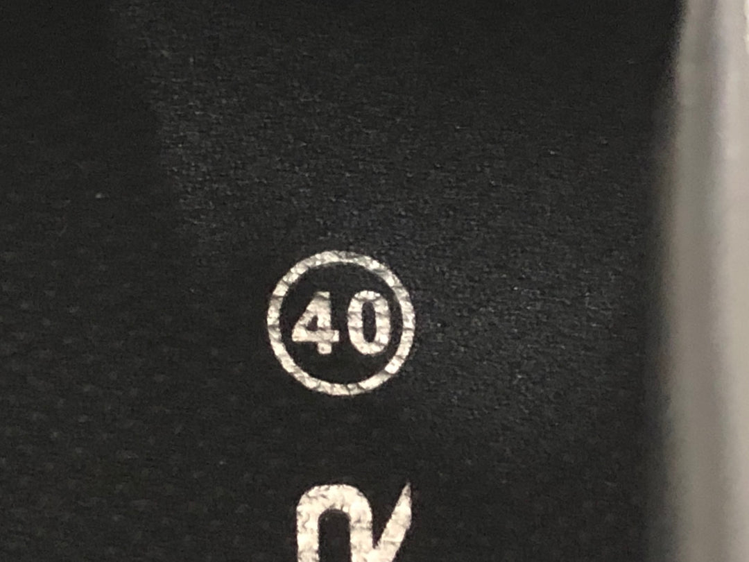 JT321 FLR F55 Knit Lace ビンディングシューズ 黒 グレー 2穴 EU40