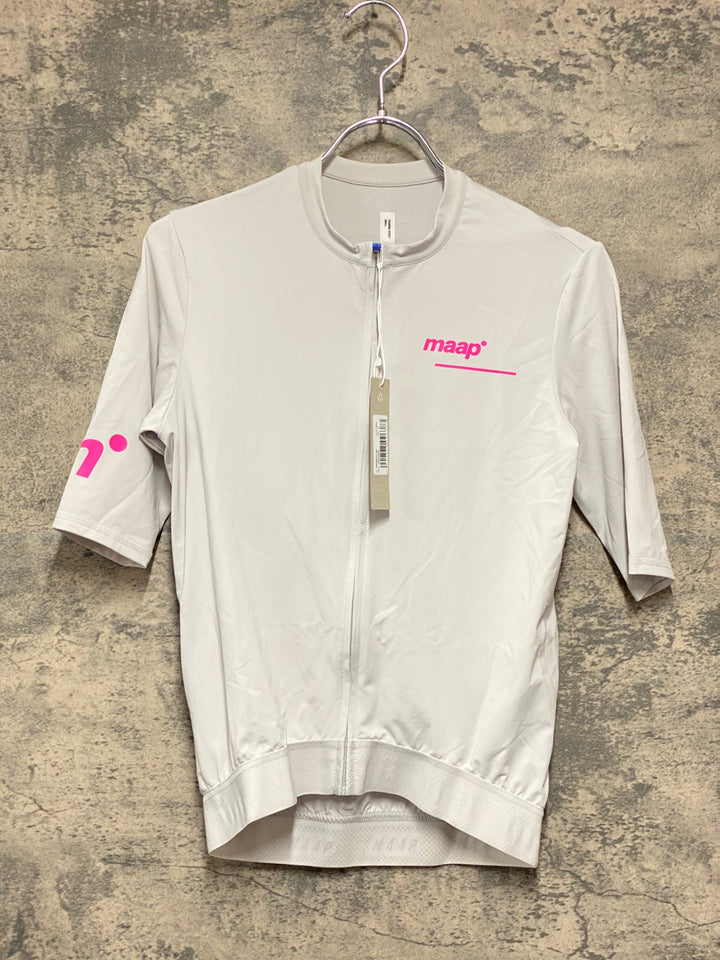 KI311 マープ MAAP TRAINING JERSEY 半袖 サイクルジャージ グレー S