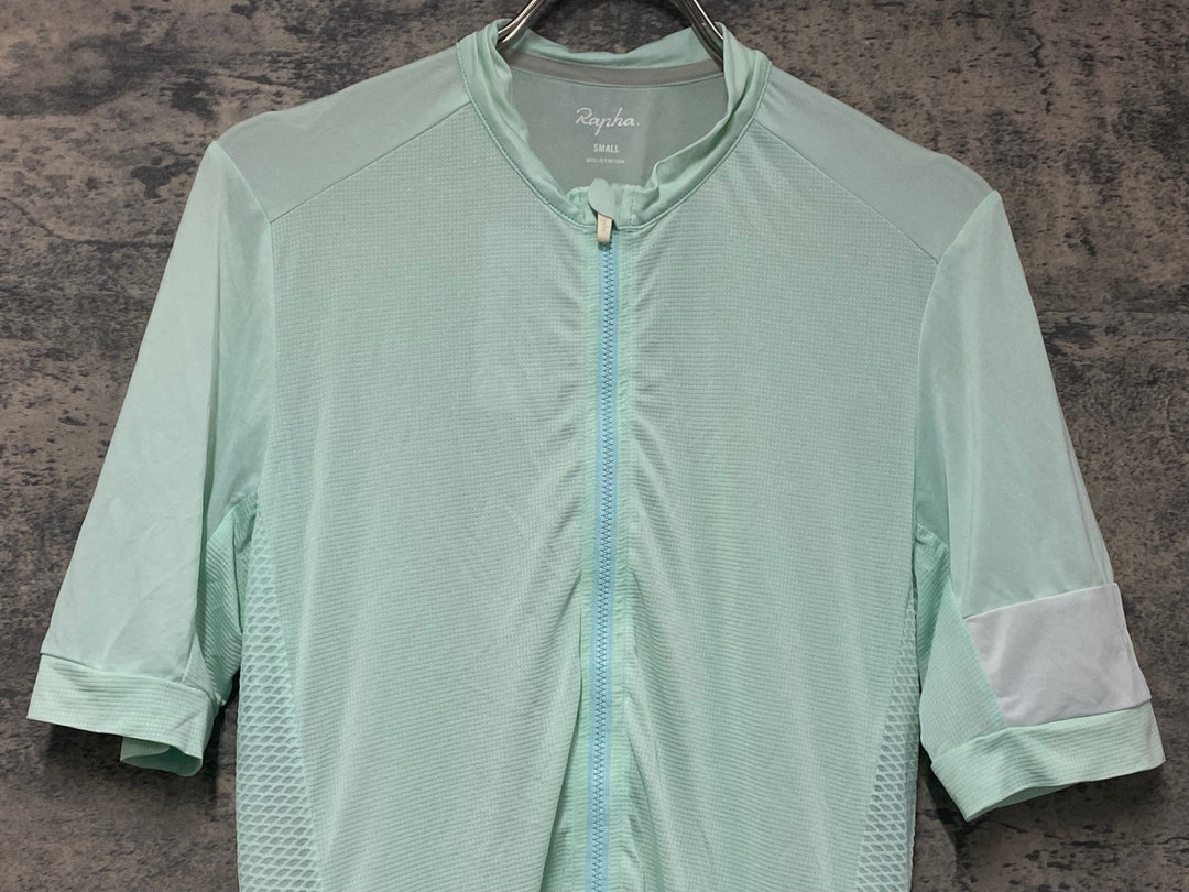 KK618 ラファ Rapha PRO TEAM CLIMBER’S JERSEY 半袖 サイクルジャージ 緑 S