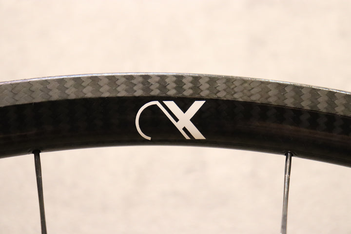 【前後セット約790g】 AX-ライトネス AX-LIGHTNESS ウルトラ ULTRA 25T カーボン チューブラー ホイールセット シマノ12/11S 【さいたま浦和店】