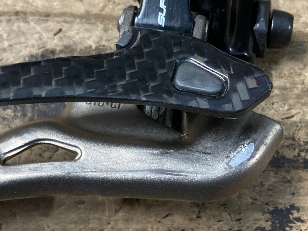 KQ706 カンパニョーロ CAMPAGNOLO スーパーレコード SUPER RECORD FD11-SR2B フロントディレイラー 直付