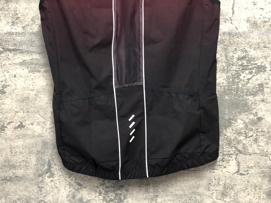 KK705 モーゼン morethan サイクルベスト ジレ 赤黒 XL