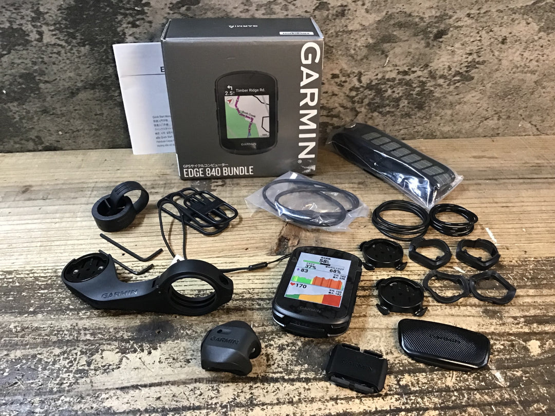 JG713 ガーミン GARMIN エッジ EDGE840 サイクルコンピューター センサーセット 動作確認済